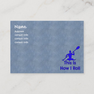 Carte De Visite Kayaking
