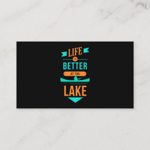Carte De Visite Kayaking Life Is Better At The Lake