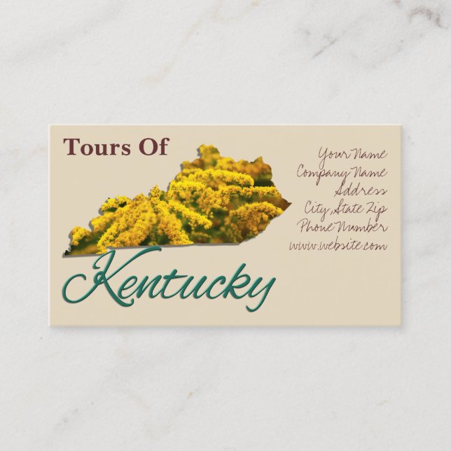 carte de visite - KENTUCKY (Devant)