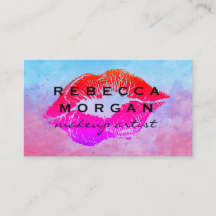 Carte De Visite Kiss Stain   Aquarelle