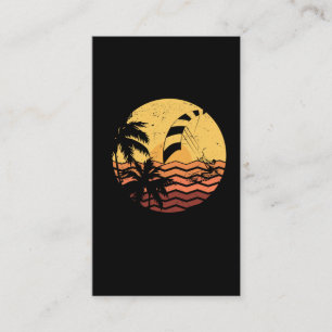 Carte De Visite Kitesurf Surfer