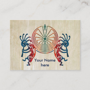 Carte De Visite KOKOPELLI/HOMME DANS LE LABYRINTHE + vos idées