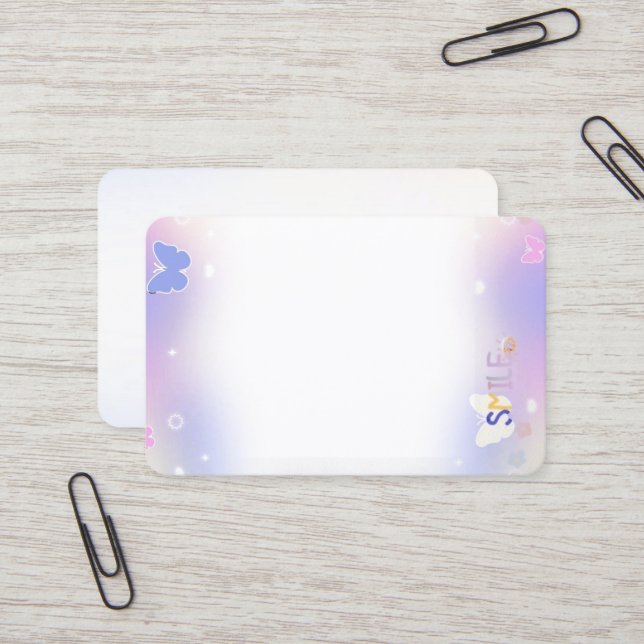 Carte De Visite Kpop photocards (Devant/Arrière en situation)