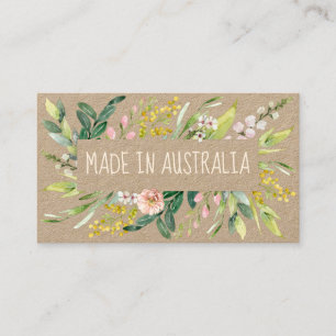 Carte De Visite Kraft Fabriqué En Australie Les Blogs Du Printemp