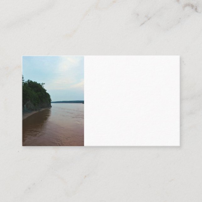 Carte De Visite La baie de Fundy (Devant)