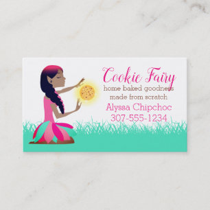 Carte De Visite La boulangerie Magic Cuisine de biscuits afro-amé
