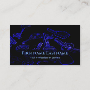 Carte De Visite La clé de votre succès dans les verrous de clés et