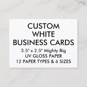 Carte De Visite La coutume a personnalisé le LUSTRE 3,5"" les