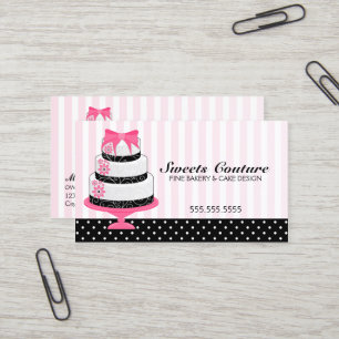 Carte De Visite La couture durcit la coutume de boulangerie