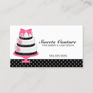 Carte De Visite La couture durcit la coutume de boulangerie