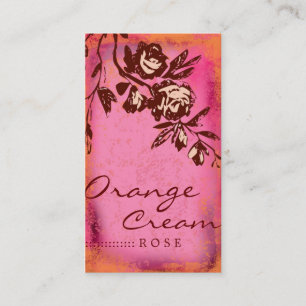 Carte De Visite La crème orange de la CHROMATOGRAPHIE GAZEUSE