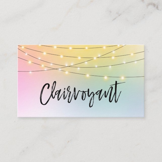 Carte De Visite La ficelle d'or de *~* allume le pastel (Devant)