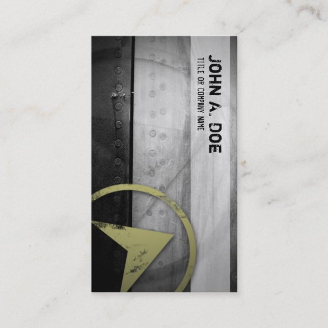 Carte De Visite La flèche verte (Devant)