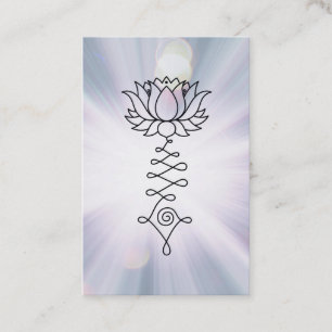 Carte De Visite La lavande bleue de Lotus de *~* rayonne l'énergie