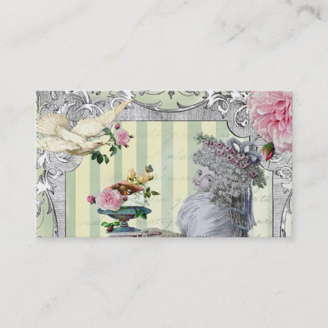 Carte De Visite La Lettre D'amour (Devant)