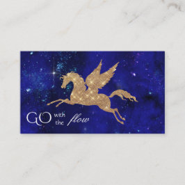 Carte De Visite La licorne tient le premier rôle la terre