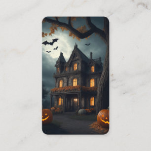 Carte De Visite La Maison près de l'arbre du mort