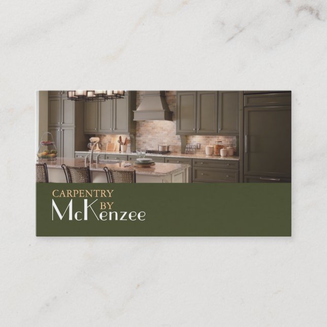 Carte De Visite La menuiserie, Les Usines De Construction, Le Plan (Devant)