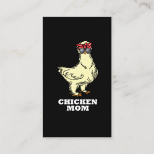 Carte De Visite La mère de Silkie Chicken Chicken Funny Chicken F