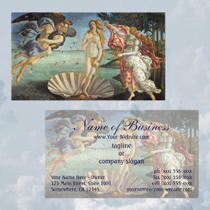 Carte De Visite La Naissance de Vénus par Sandro Botticelli