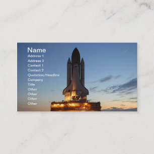 Carte De Visite La NASA de lancement de découverte de navette