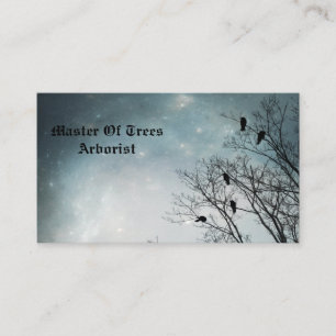 Carte De Visite La nature des arbres