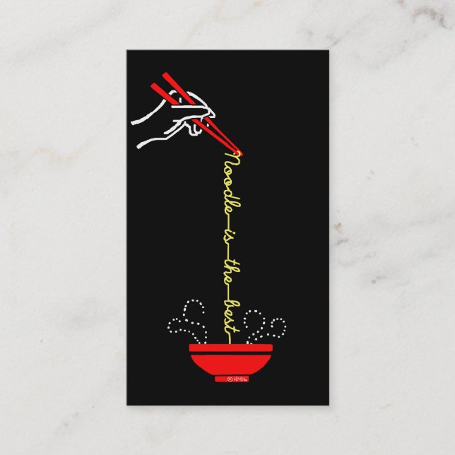 Carte De Visite La nouille est le meilleur (Devant)