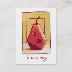 Carte De Visite La ours rouge