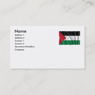 CARTE DE VISITE LA PALESTINE