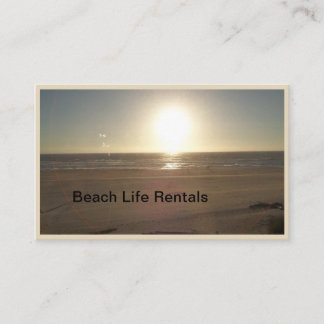 Carte De Visite La plage est mon affaire