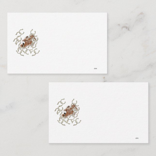 Carte de visite : La race est activée (Devant / Derrière)