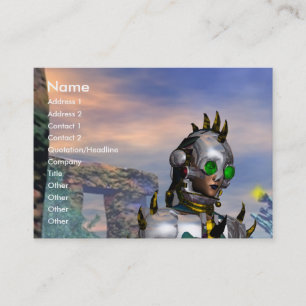 CARTE DE VISITE LA SAINT-SYLVESTRE D'UN CYBORG