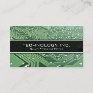 Carte De Visite La technologie de l'information (IT) entretient le