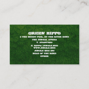 Carte De Visite La terre verte - customisée