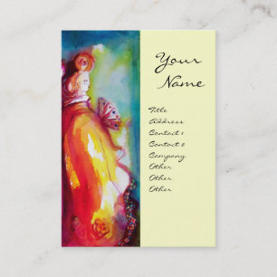 Carte De Visite LA TROISIÈME MASQUE / Costume Designer, Artiste th