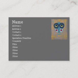 Carte De Visite La vie est un hibou de boomerang