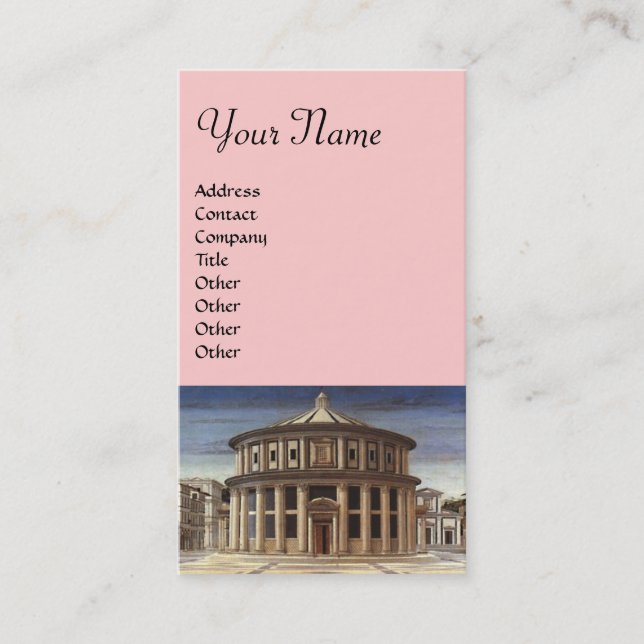 CARTE DE VISITE LA VILLE IDÉALE (Devant)