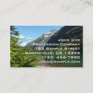 Carte De Visite Lac Avalanche II dans le parc national de Glacier