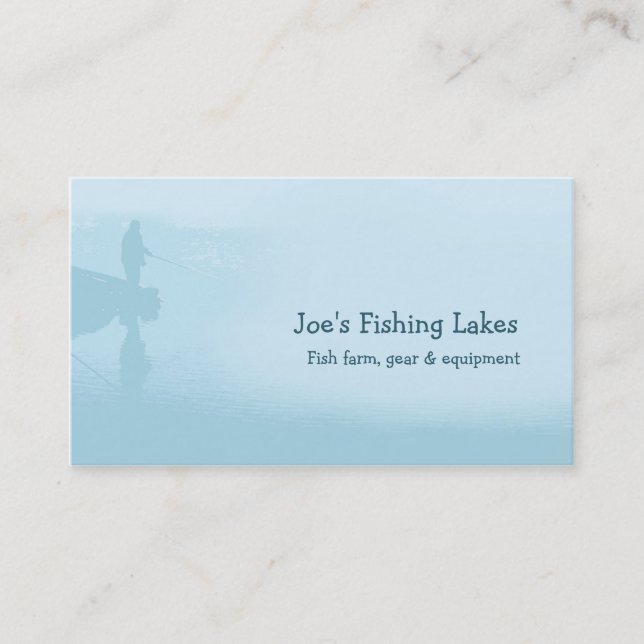 Carte De Visite Lac fishing (Devant)