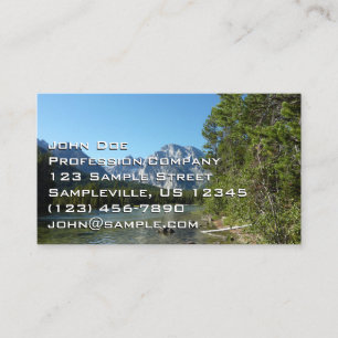 Carte De Visite Lac Leigh au Parc national de Grand Teton