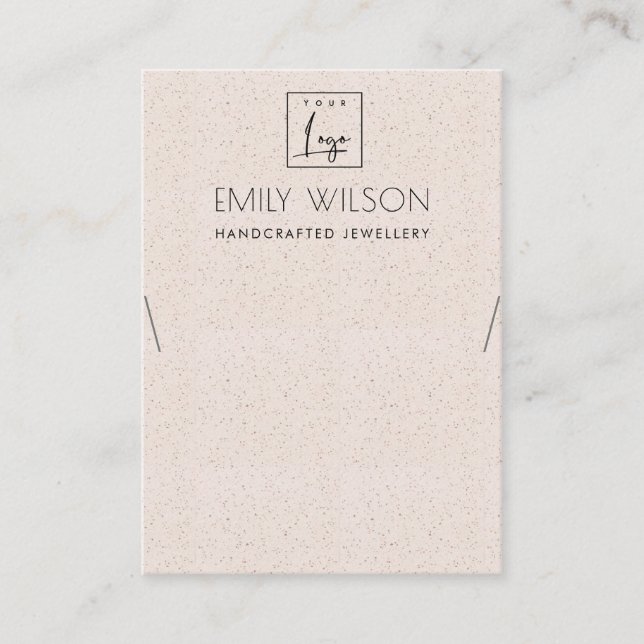 CARTE DE VISITE LACE DE COULEUR ROSE BLANCHE CERAMIQUE TEXTURE AFF (Devant)