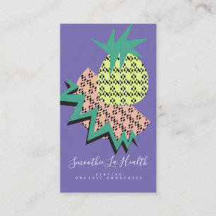 Carte De Visite Lait lisse Secouer Pop Fruit Pop Aiguille