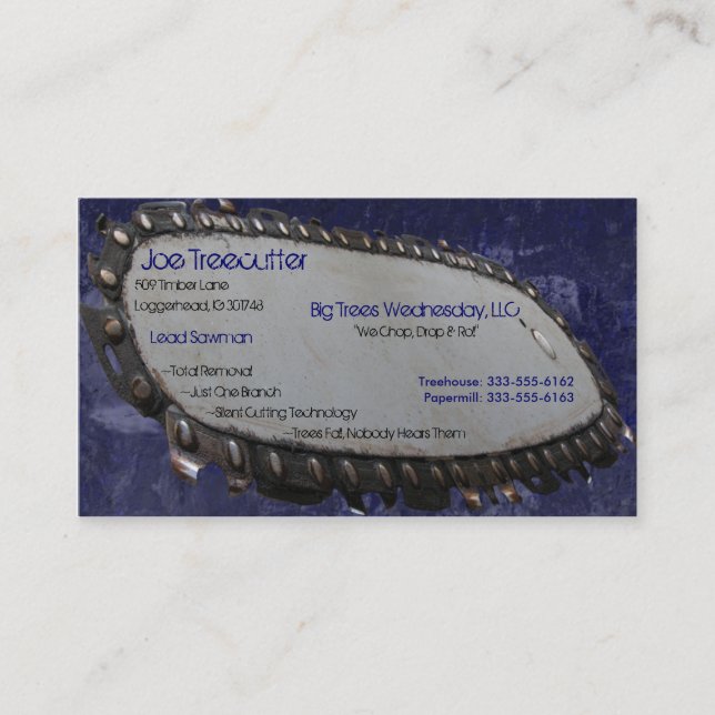 Carte De Visite Lame de vol (Devant)