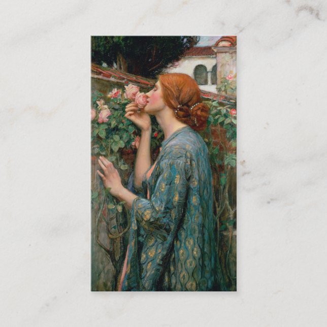 Carte De Visite L'âme du rose - John William Waterhouse (Devant)