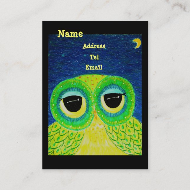 Carte De Visite L'amour vous rend plus grands que la vie (Devant)