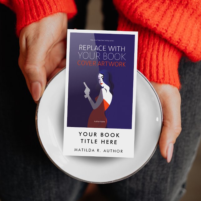 Carte De Visite Lancement du livre | Auteur Promotionnels Couvertu (Créateur téléchargé)