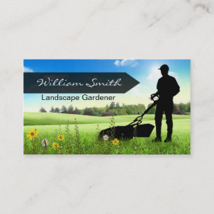 Carte De Visite Landscape Gardener Business card