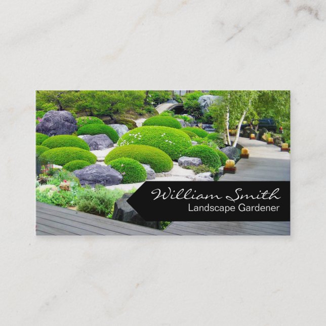 Carte De Visite Landscape Gardener Business card (Devant)