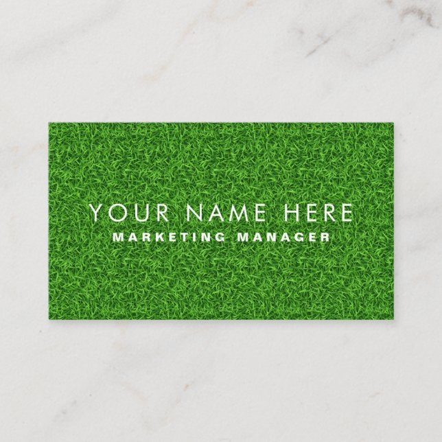 Carte De Visite Landscaping professionnel de l'entretien de pelous (Devant)