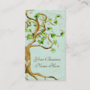 Carte De Visite L'arbre de remous enracine des affaires